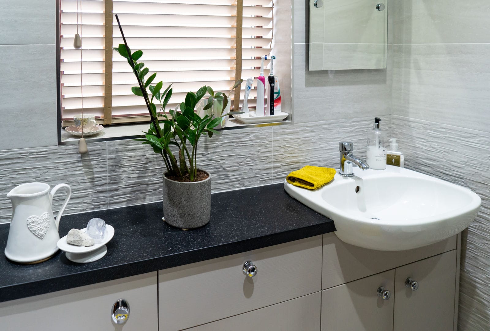 Bathroom Cupboards Worktop and Sink