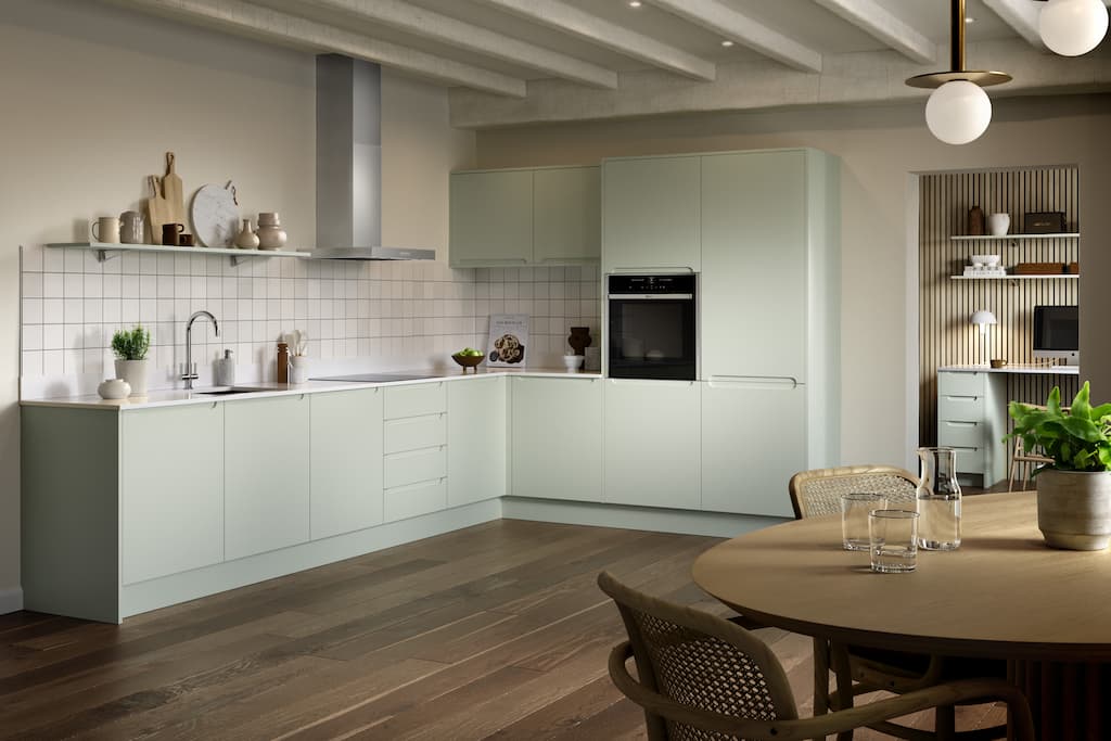 New kitchen - bella chelsea matt-pistachio